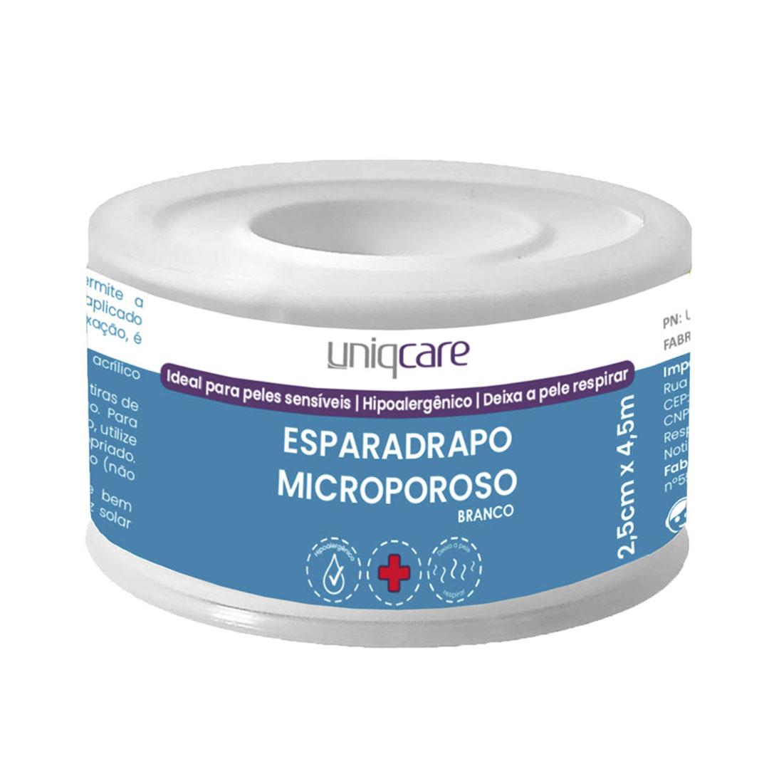 Esparadrapo Microporoso Micropore 1,25cm x 4,5m Uniqcare