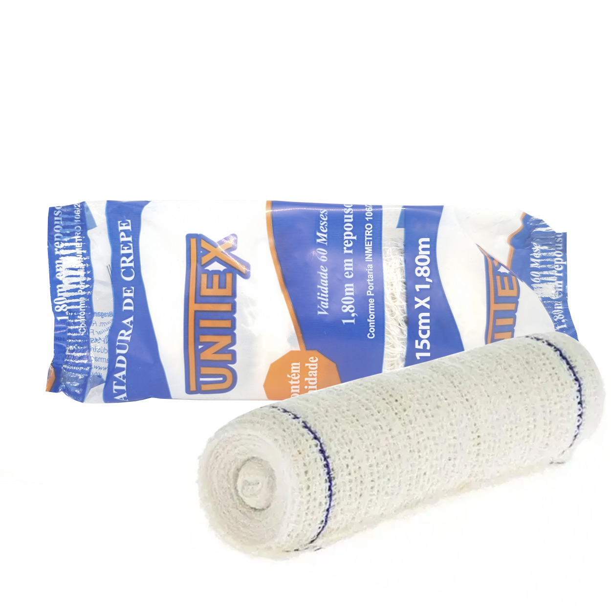 Atadura Crepe 13 Fios 15x180cm 12 UND Unicenter Pharma