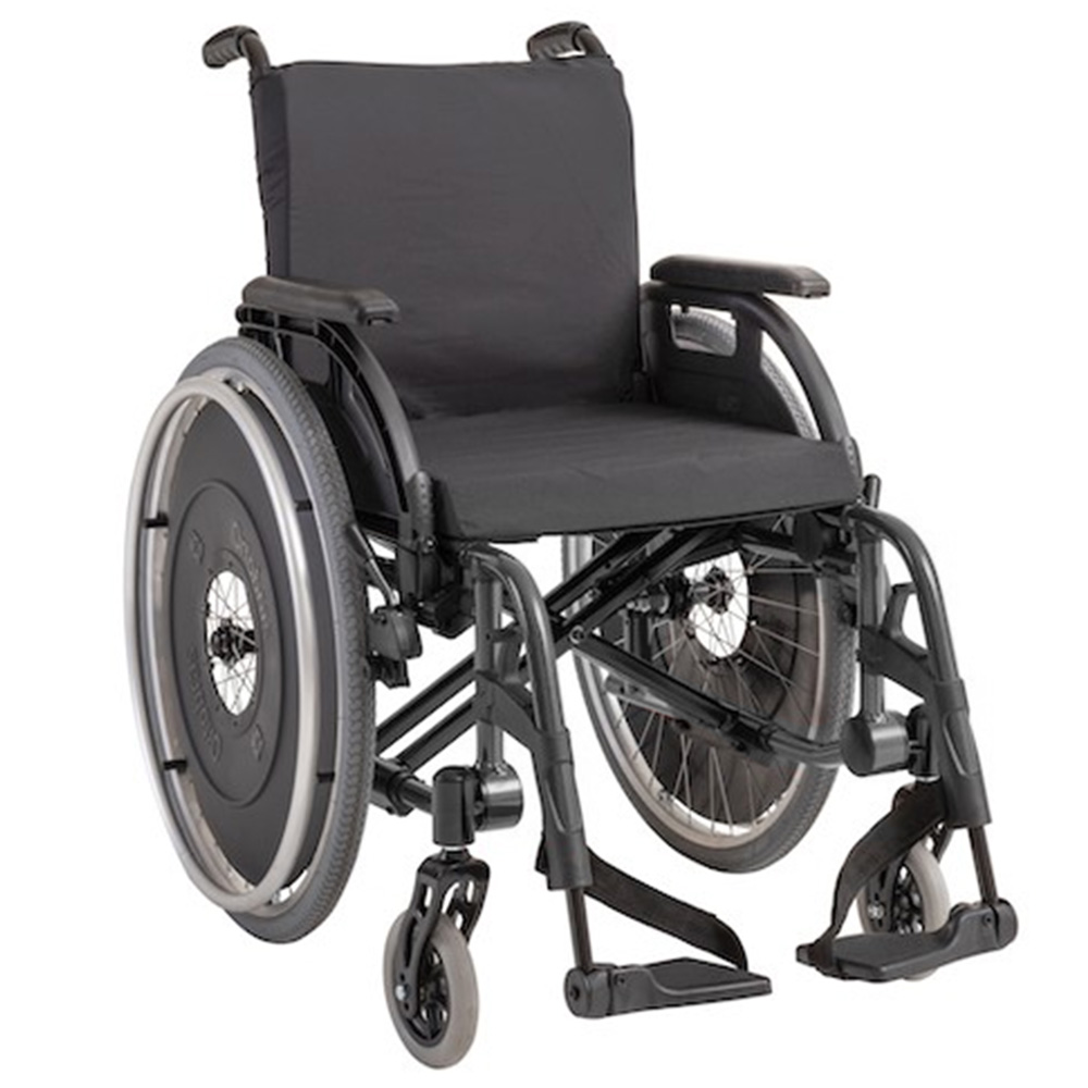 Cadeira de Rodas Ortobras K3 Gráfite Assento 44L x 40P x 40A