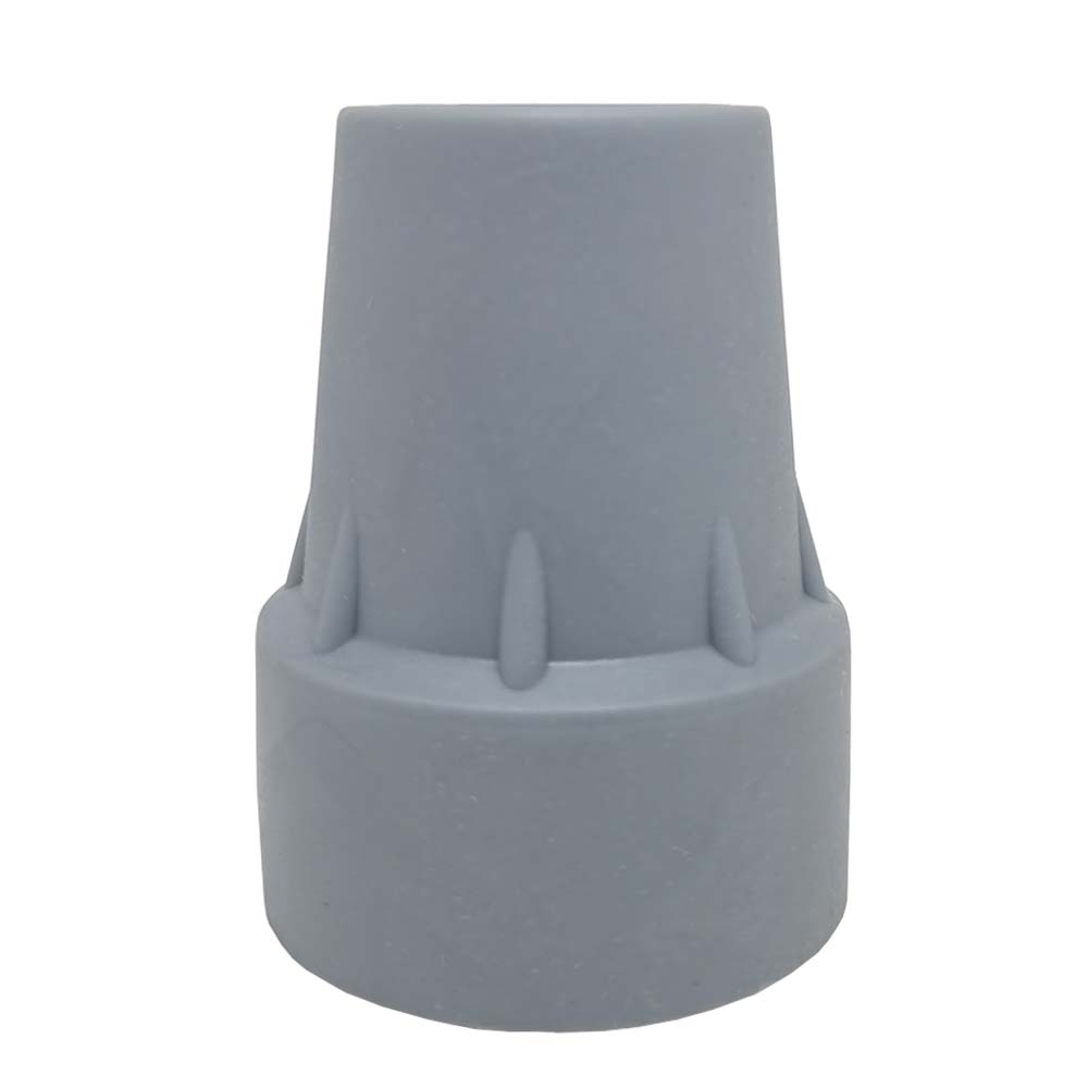 Ponteira para Muleta Dellamed 7/8 22mm Par Cinza
