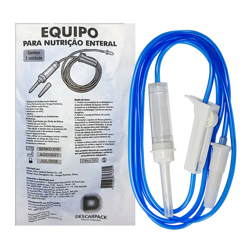 Equipo Nutrição Enteral Escalonado Descarpack