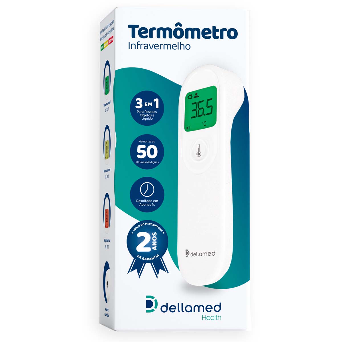 Termômetro Sem Contato Infravermelho Dellamed KF-HW-005