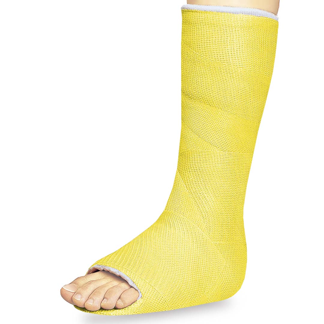 Gesso Sintético Atadura 10cm X 3,6m Amarelo Hygia Cast
