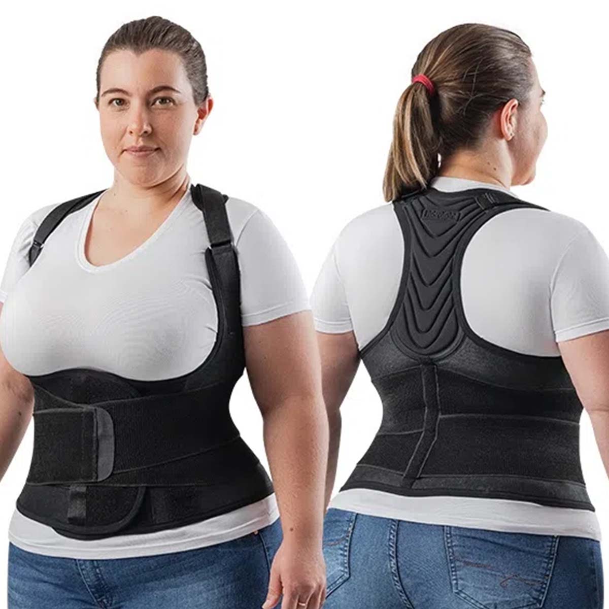 Corretor Postural Térmico Model Unissex Largo OR1457 Hidrolight