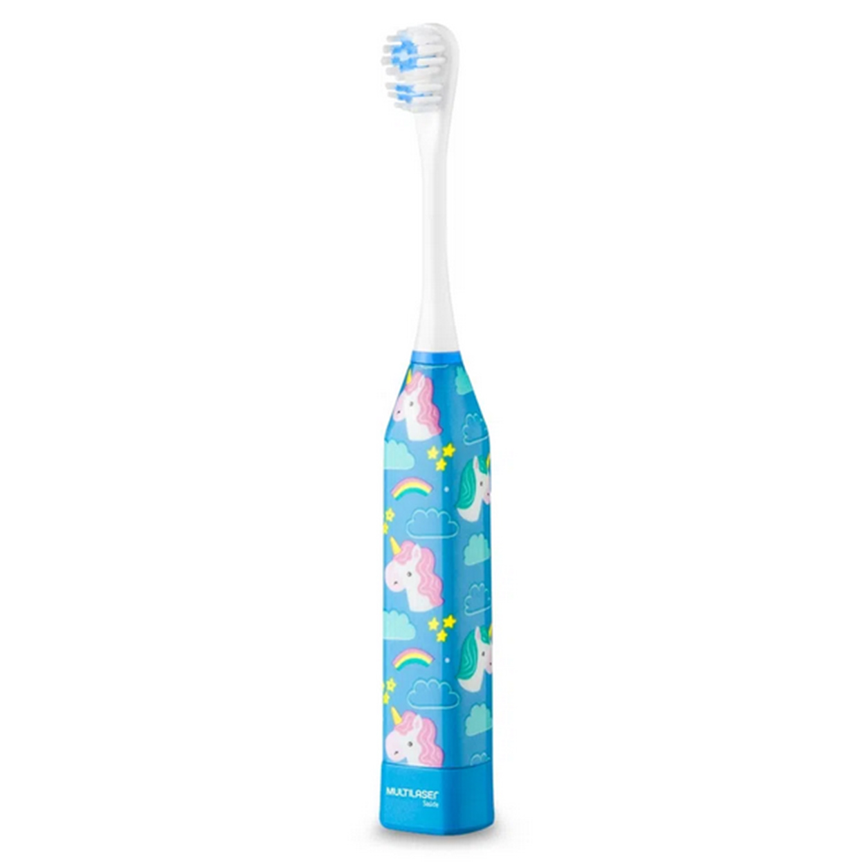 Escova Dental Elétrica Vibracional Infantil Kids Unicórnio 