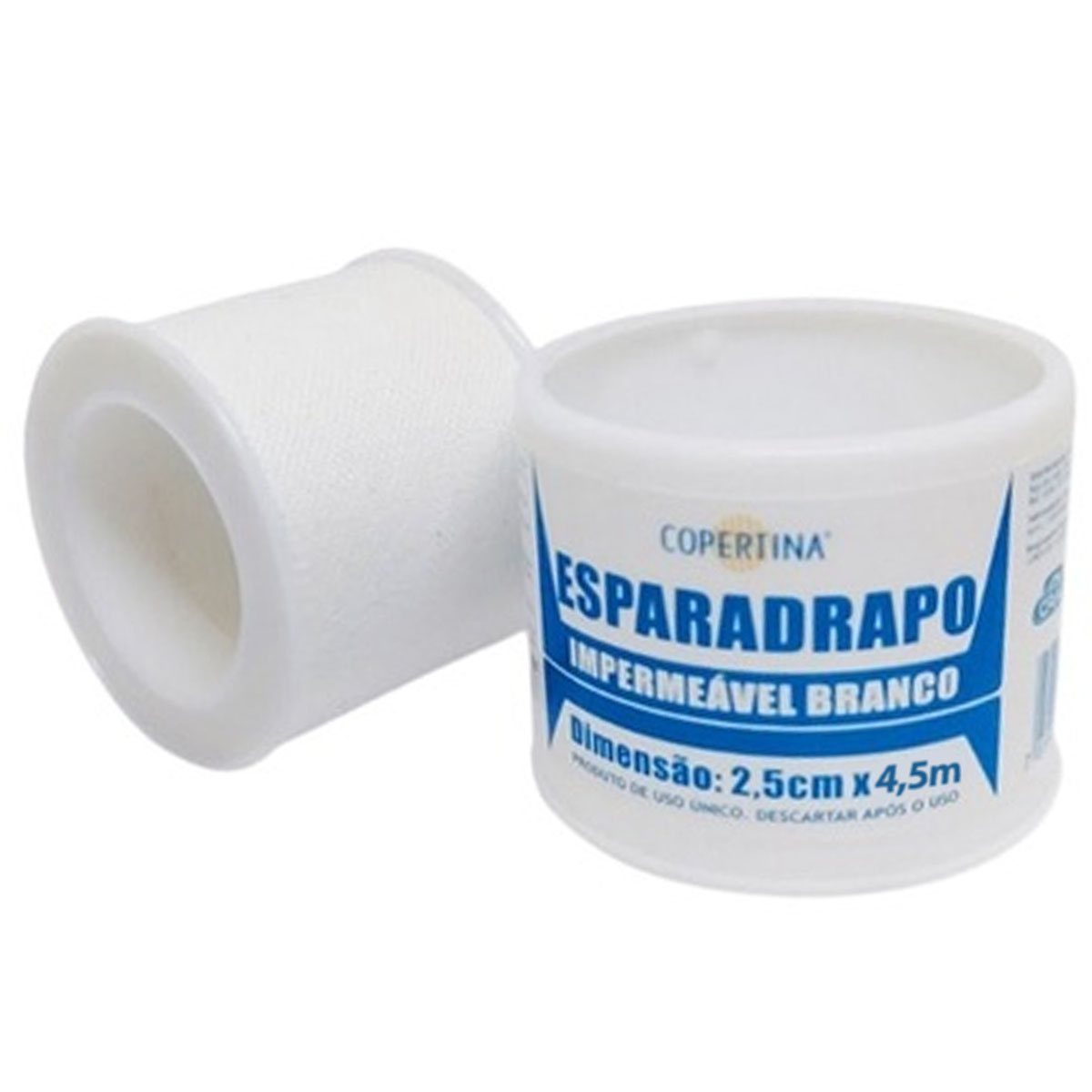 Esparadrapo Impermeável Copertina 2,5cm x 4,5m Unidade