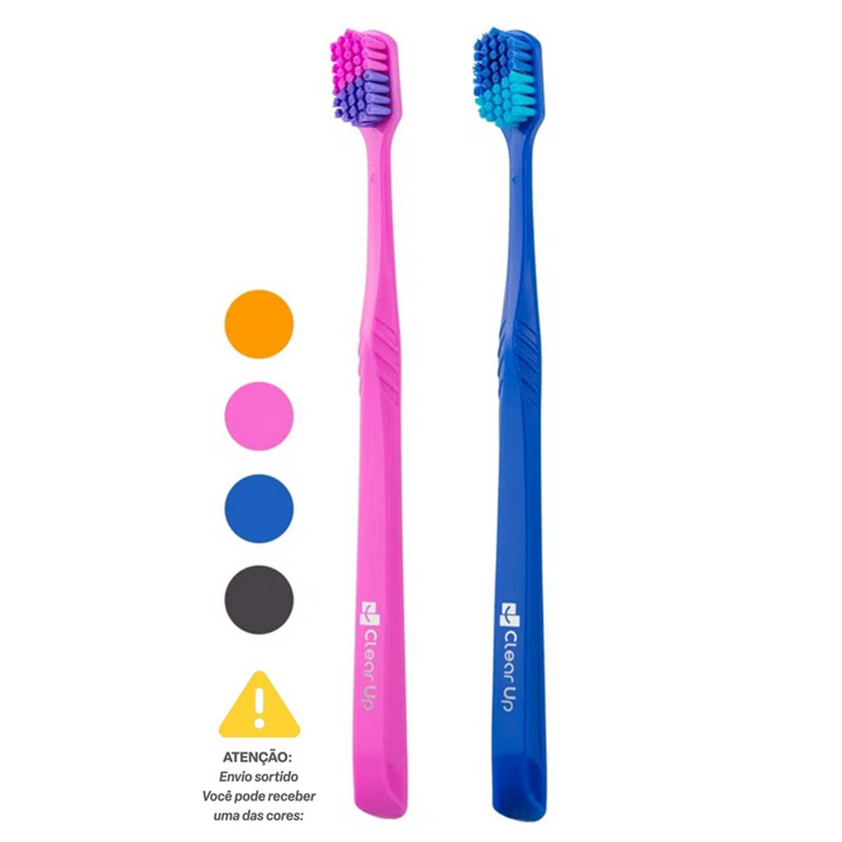 Escova de Dente Ultra Clear Up Com Cerdas Ultra Macias 2 Unidades (Cores Sortidas)