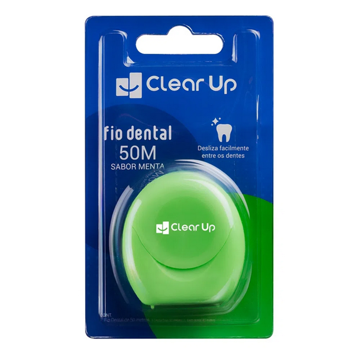 Fio Dental Clear Up 50M Sabor Menta