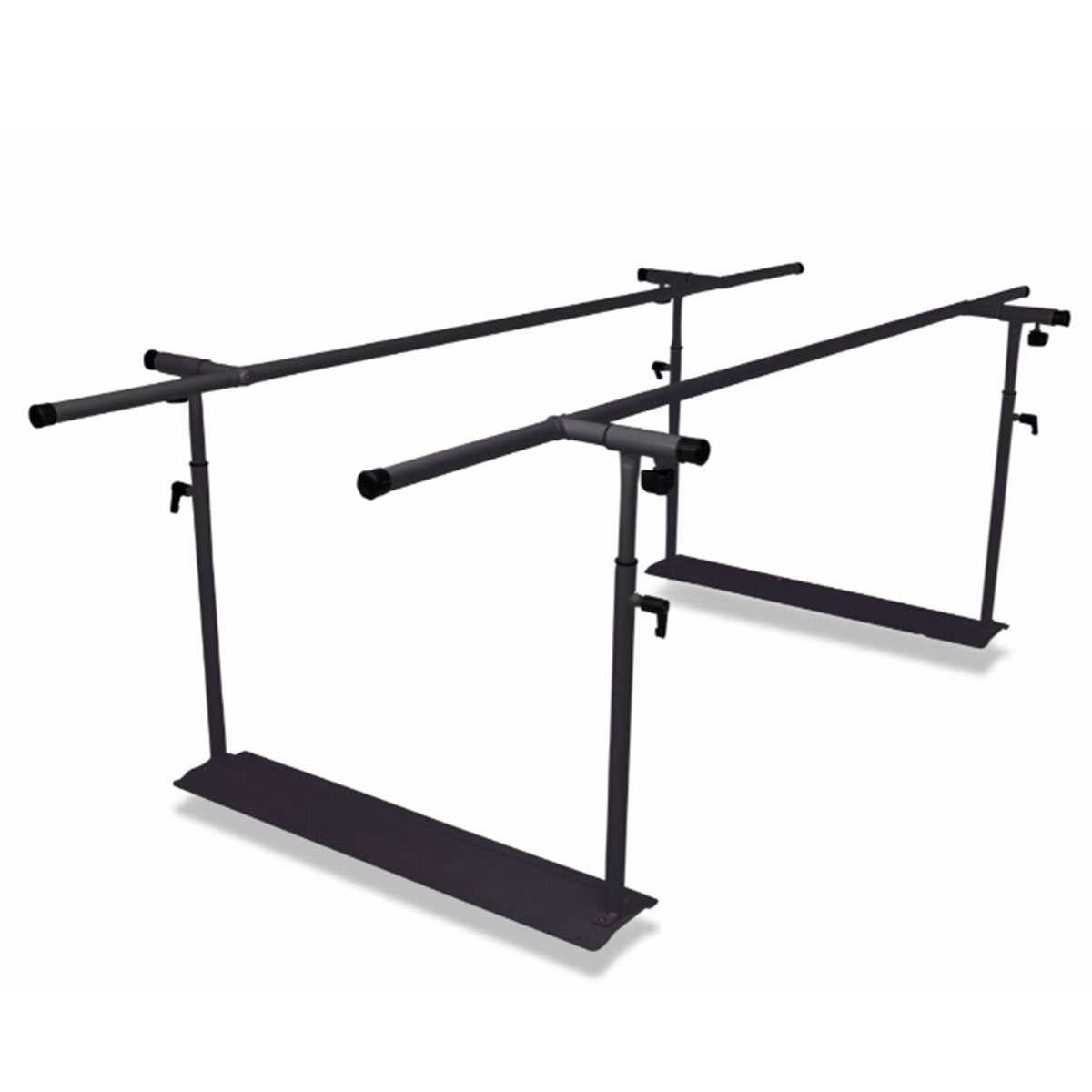 Barra Paralela Classic Preta Sem Piso 2,5m Arktus