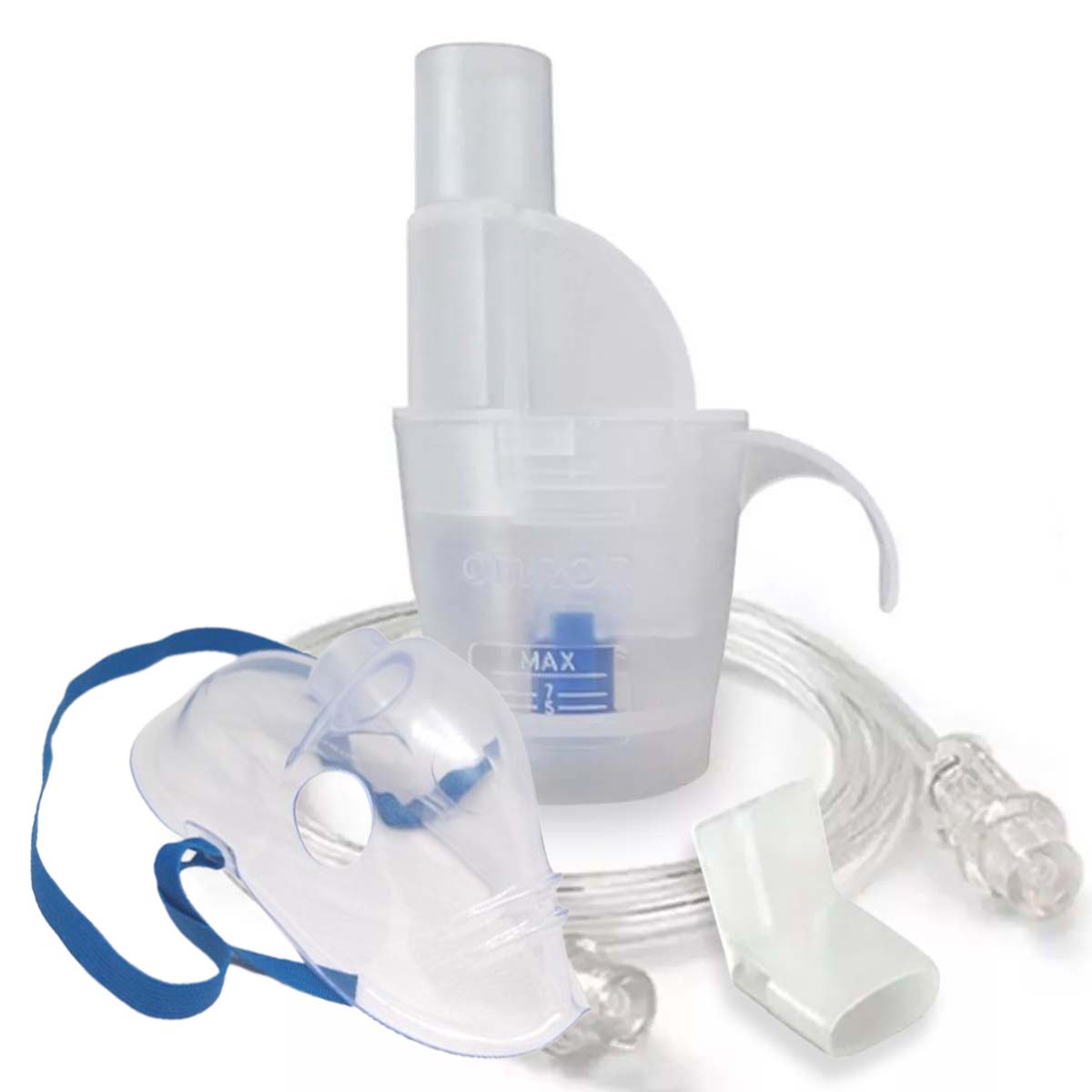 Kit de Reposição com Máscara e Bucal para Nebulização Omron NE-C803 Elite