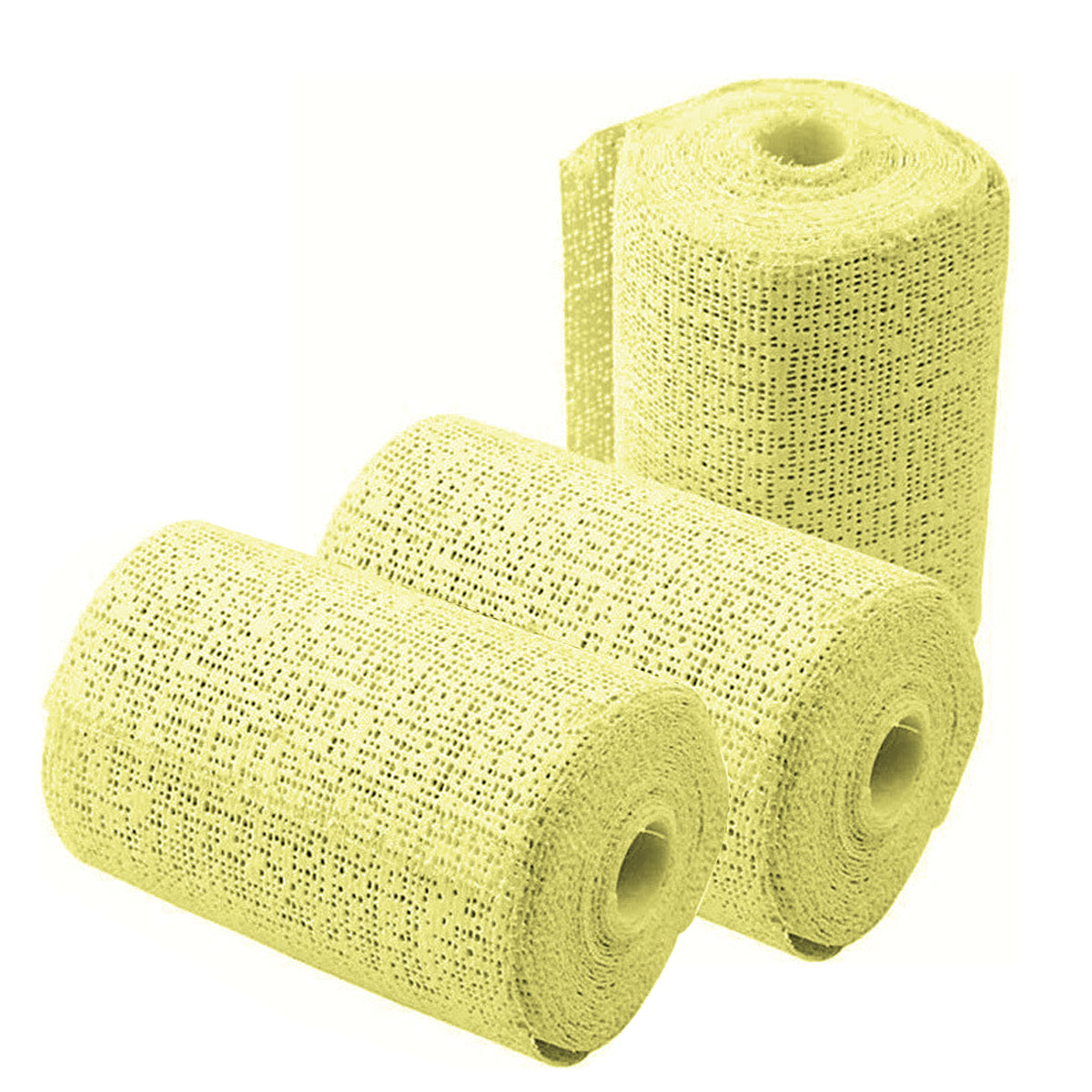 Gesso Sintético Atadura 12,5cm X 3,6m Amarelo Kit 3 Unidades Hygia Cast