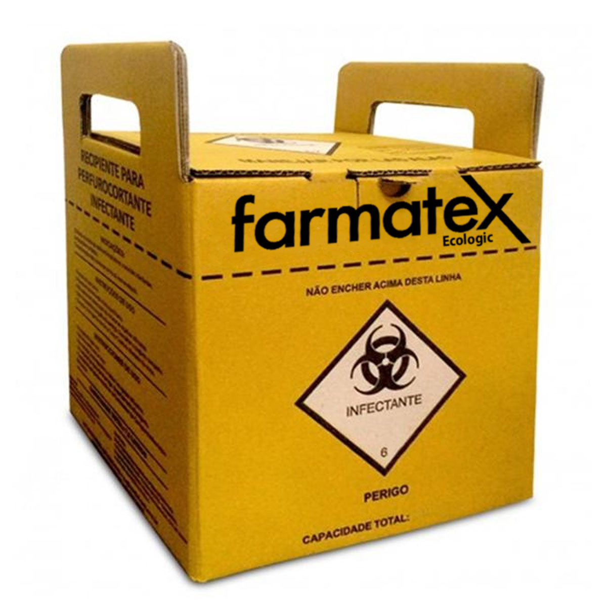 Coletor para Material Perfurocortante 13L Farmatex