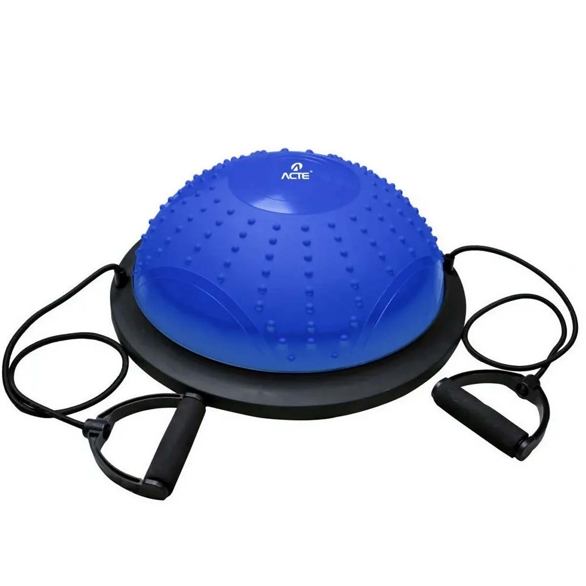 Bosu Meia Bola Dome Com Elásticos e Bomba Acte Sports