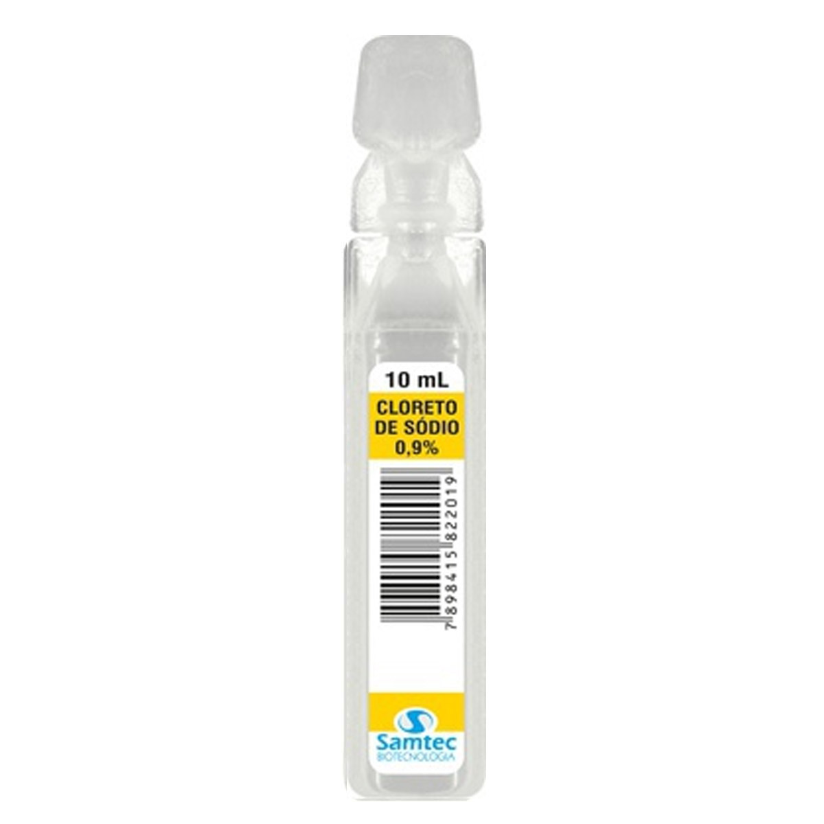 Soro Fisiológico Cloreto de Sódio 0,9% Ampola 10ml Samtec