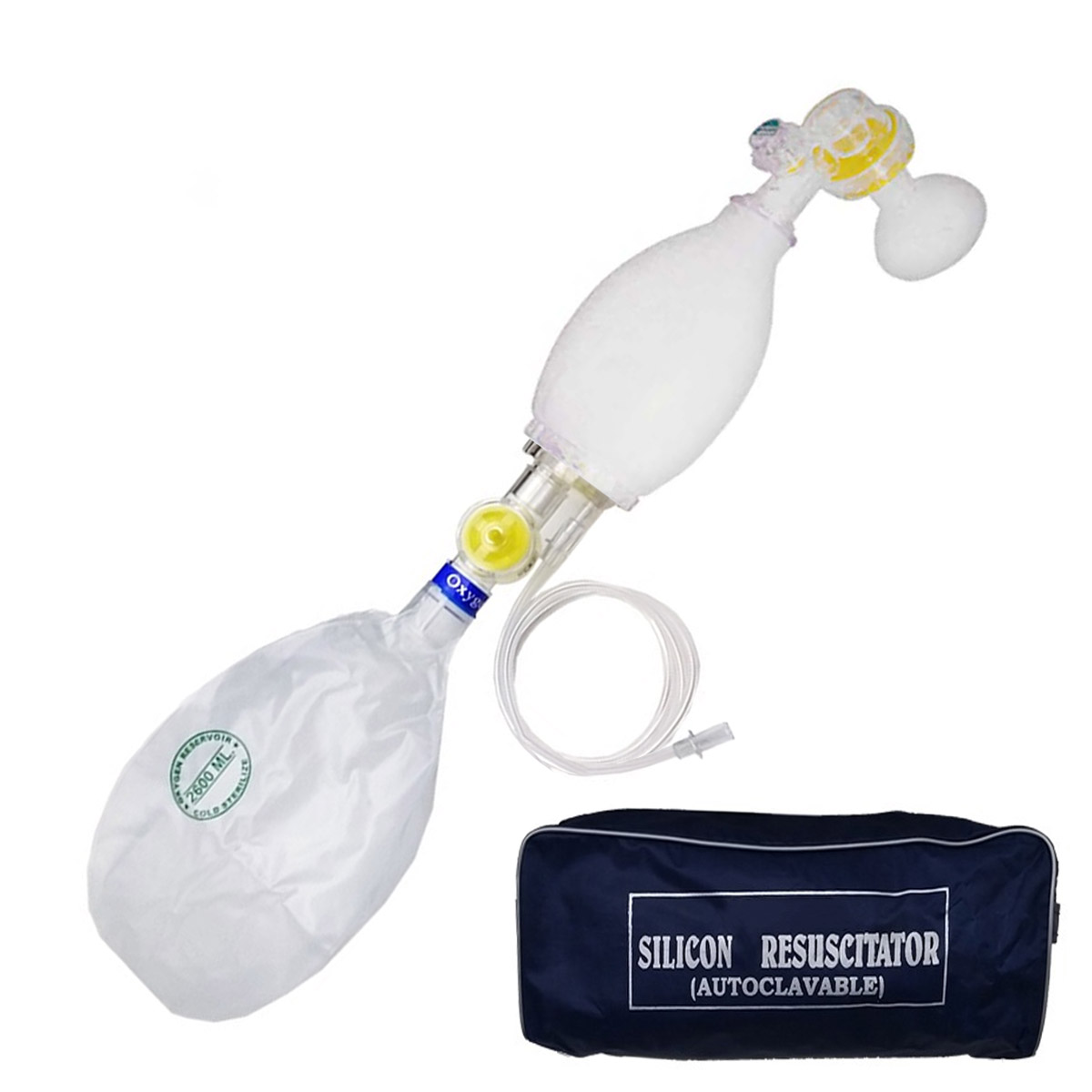 Reanimador Infantil Ambu Completo de Silicone Farmatex