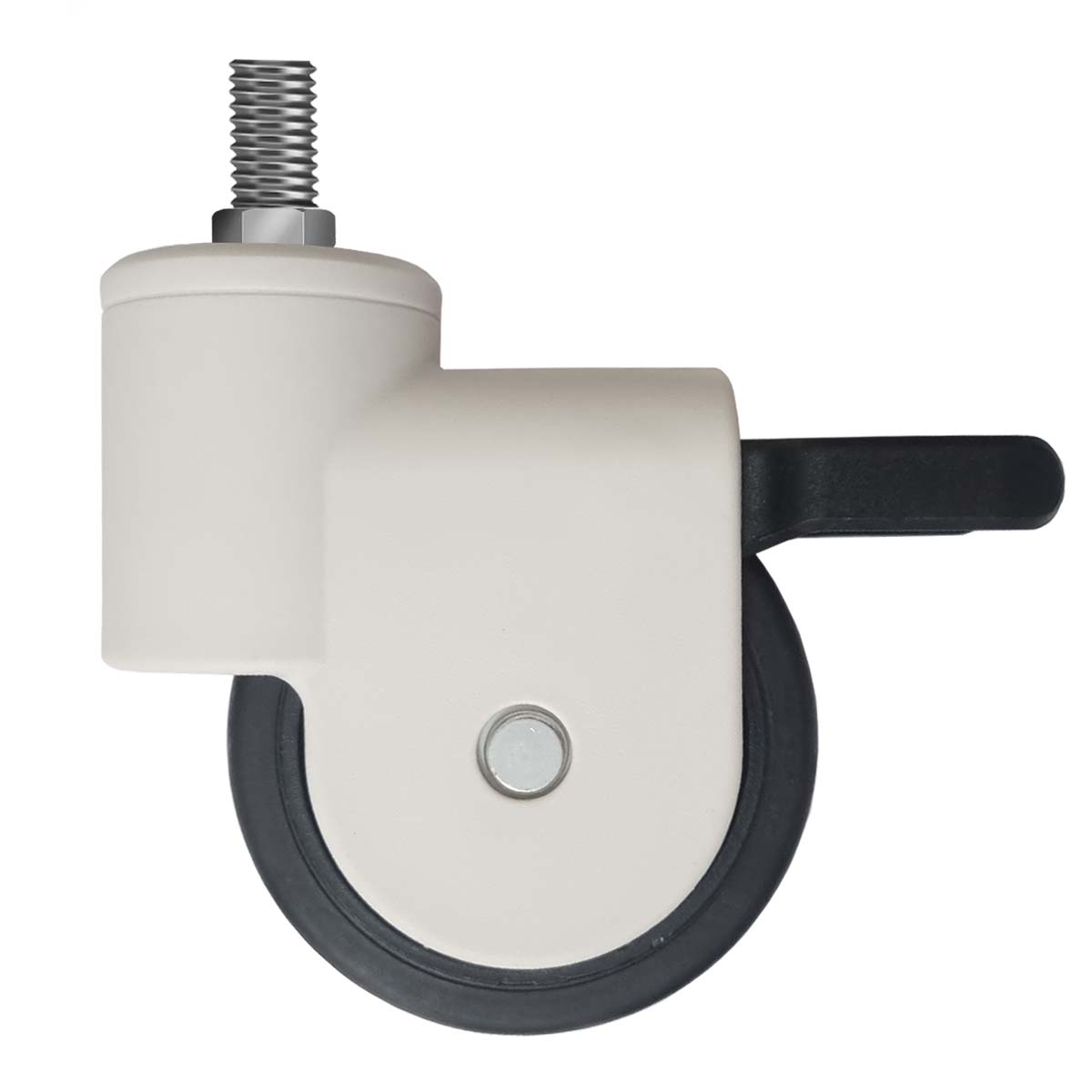 Rodizio Branco sem Bucha Cadeira de Banho D50 D60 Dellamed