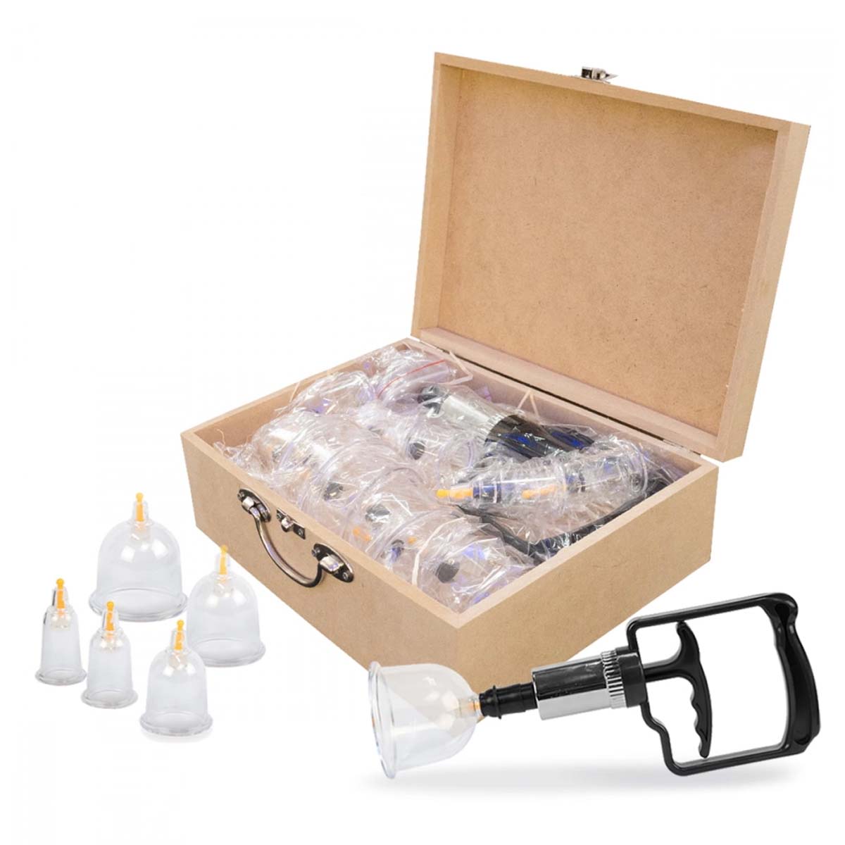 Kit Aplicacao Ventosas Luxo com 12 Pecas com Aplicador Estek