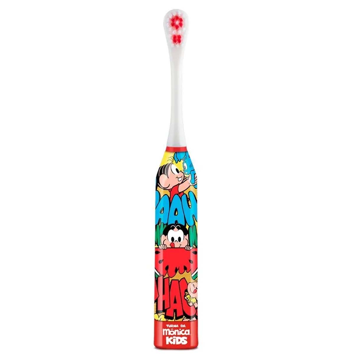 Escova Dental Elétrica Vibracional Infantil Turma da Mônica