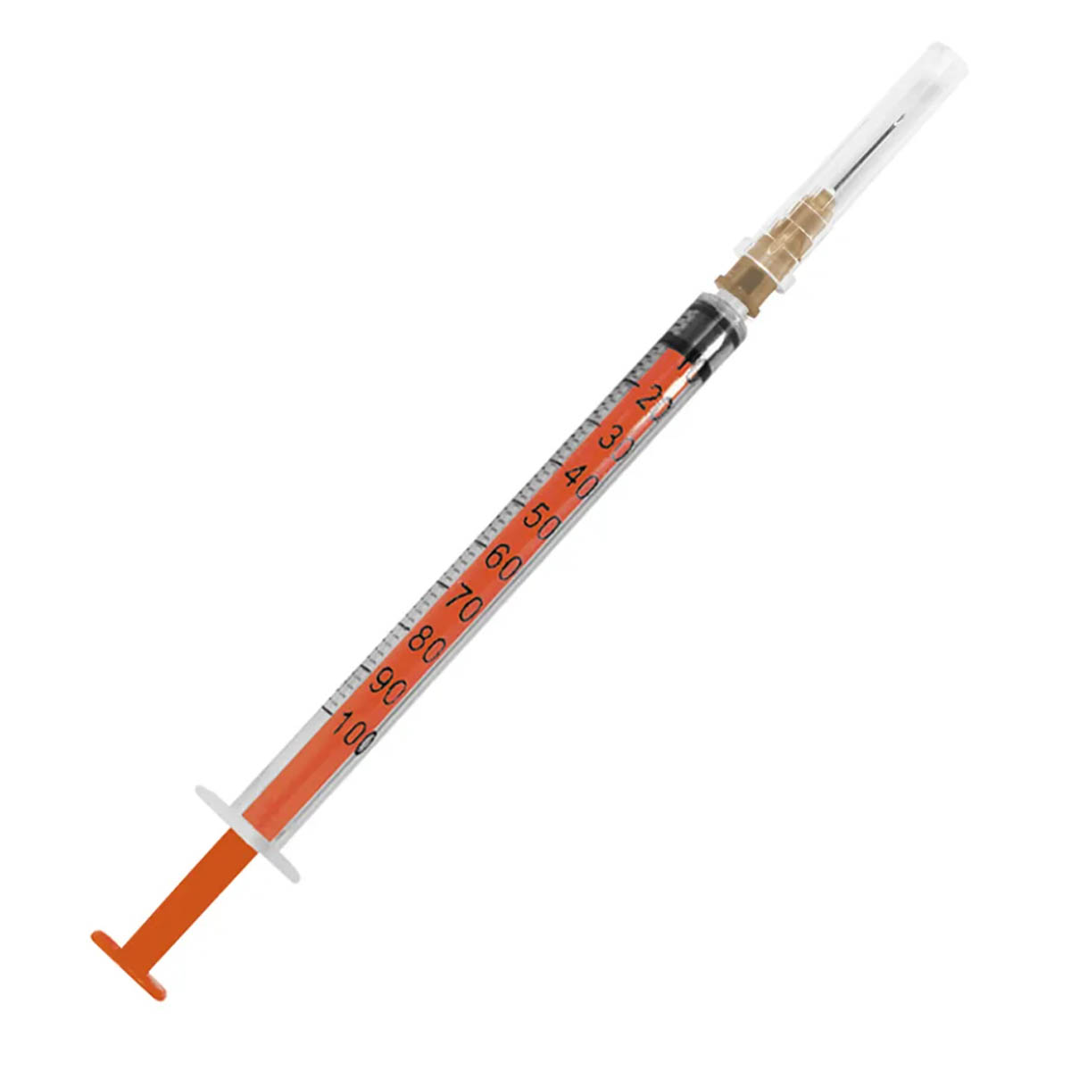 Seringa de Insulina 1ml com Agulha Removível 0,45x13mm 26gx1/2 SR 100und