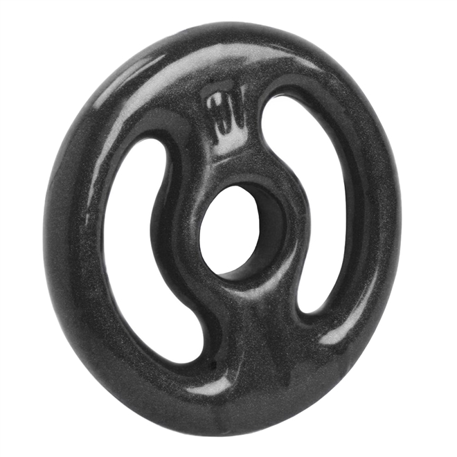 Anilha Emborrachada Preto 1kg