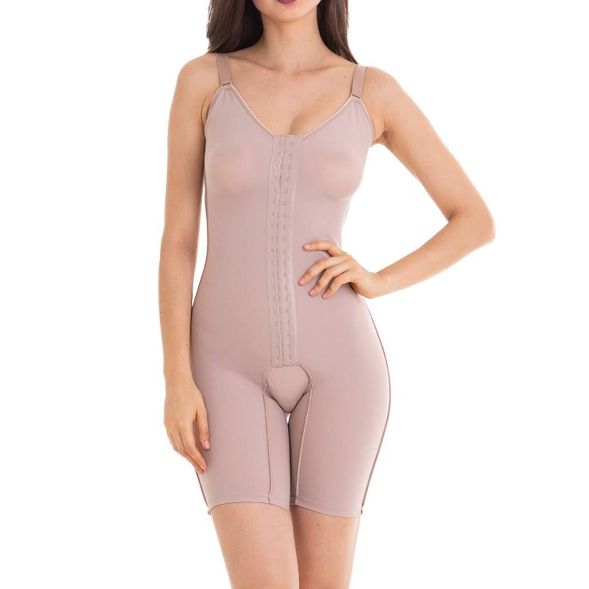 Modelador Curto Esbelt Bojo Moldado 6470 Chocolate 