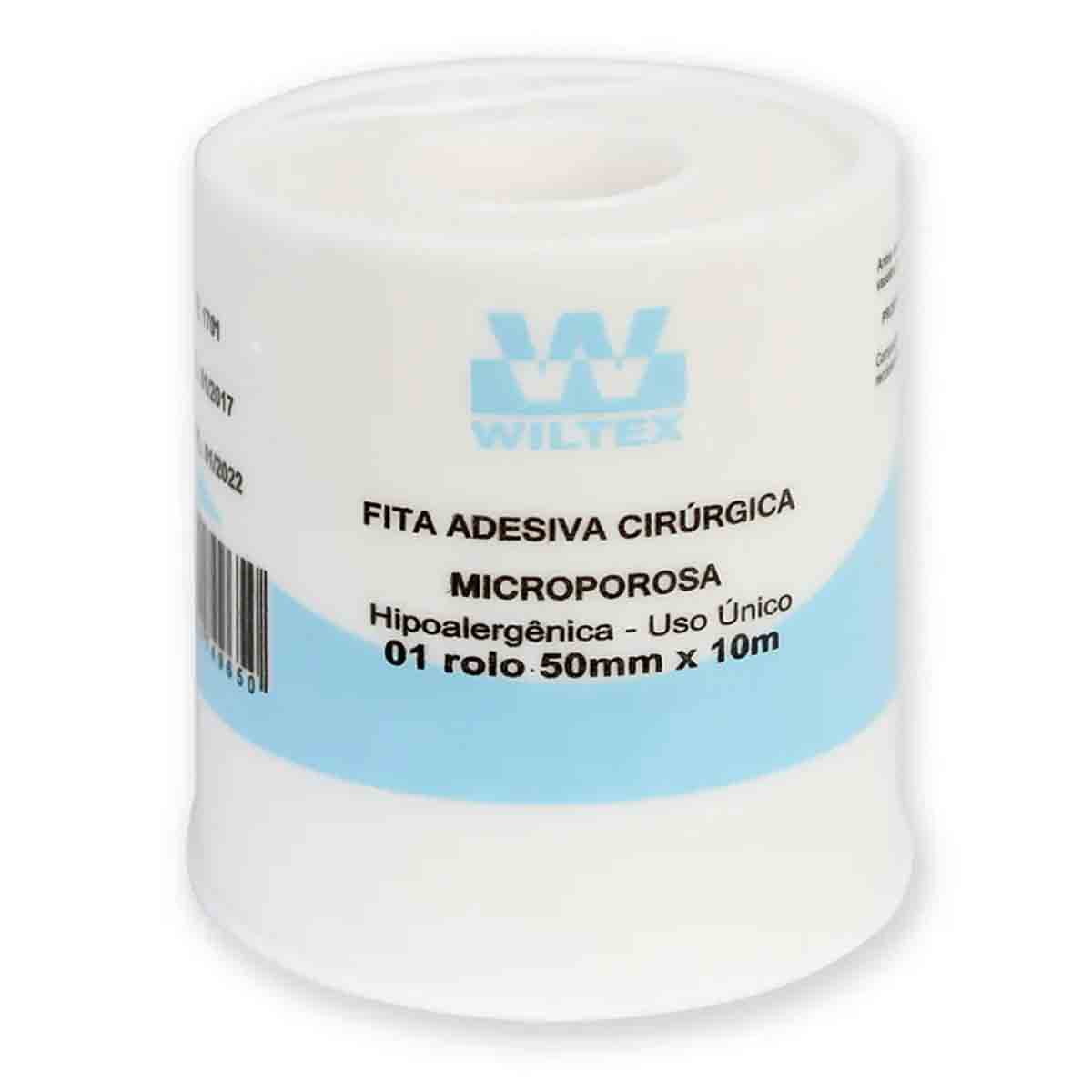 Micropore Branco Hipoalergênico Wiltex 50mmx10m