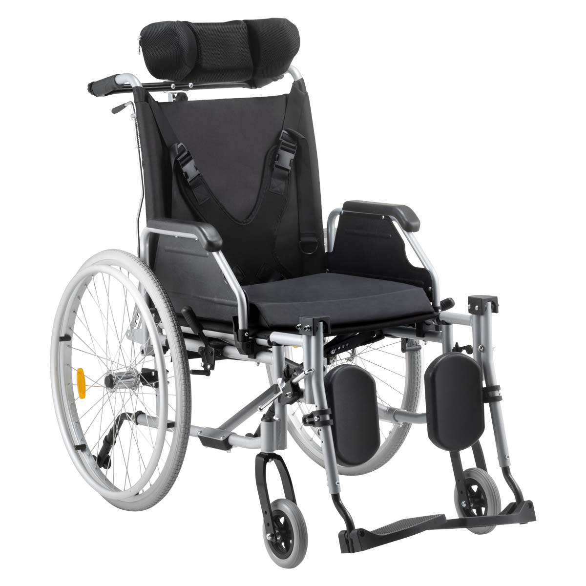 Cadeira de Rodas Reclinável Alumínio Dobrável D700 T44 Dellamed