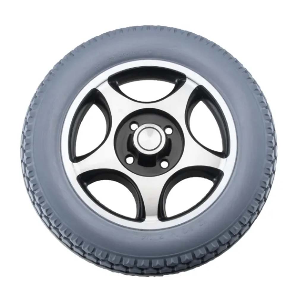 Roda Traseira com Pneu Maciço Cadeira de Roda D900 Dellamed