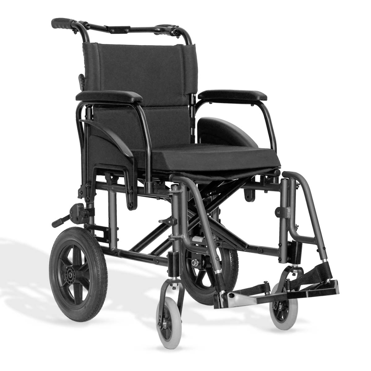 Cadeira de Rodas ULX Transit Grafite 44cm Ortobras