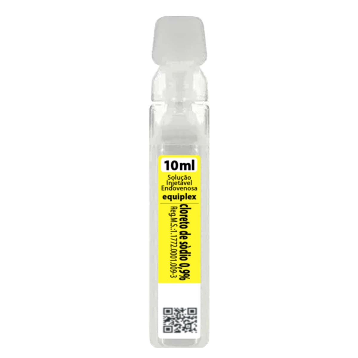Soro Fisiológico Cloreto de Sódio 0,9% Ampola 10ml Equiplex