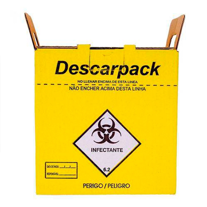 Coletor Para Material Perfurocortante Descarpack 3 Litros