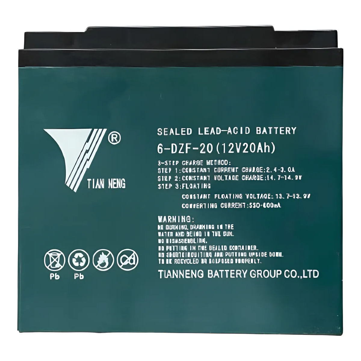 Bateria Chumbo Ciclo Profundo 12V 20AH Tian Neng