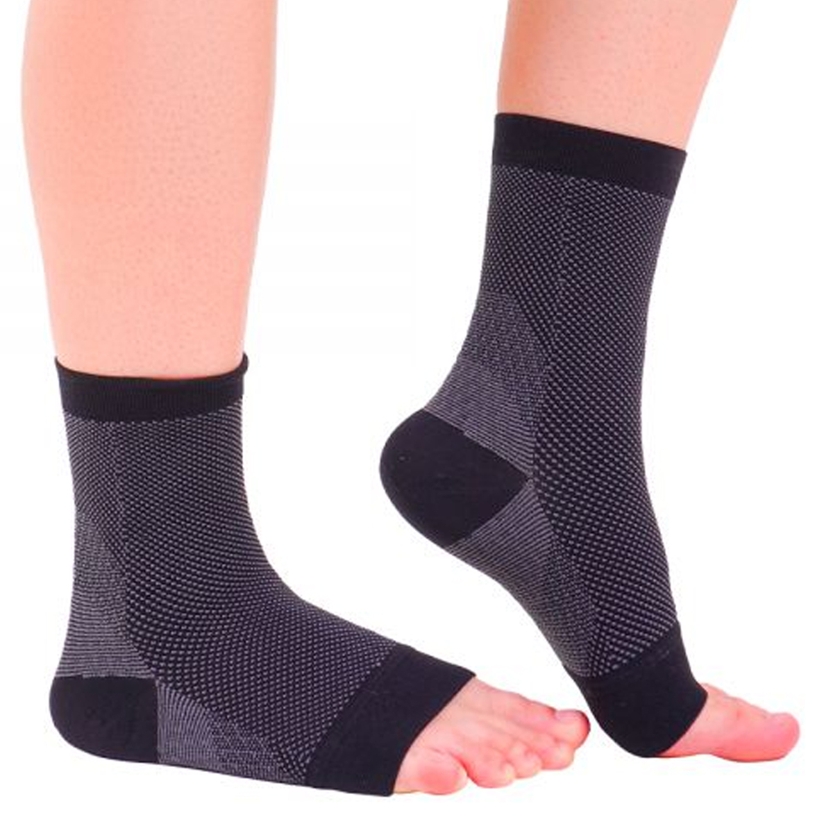 Tornozeleira Elástica Para Fascite Plantar e Supote Articular Ortho Pauher
