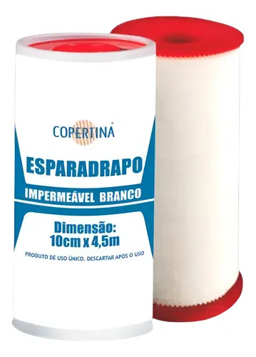 Esparadrapo Impermeável Copertina 10cm X 4,5m Unidade