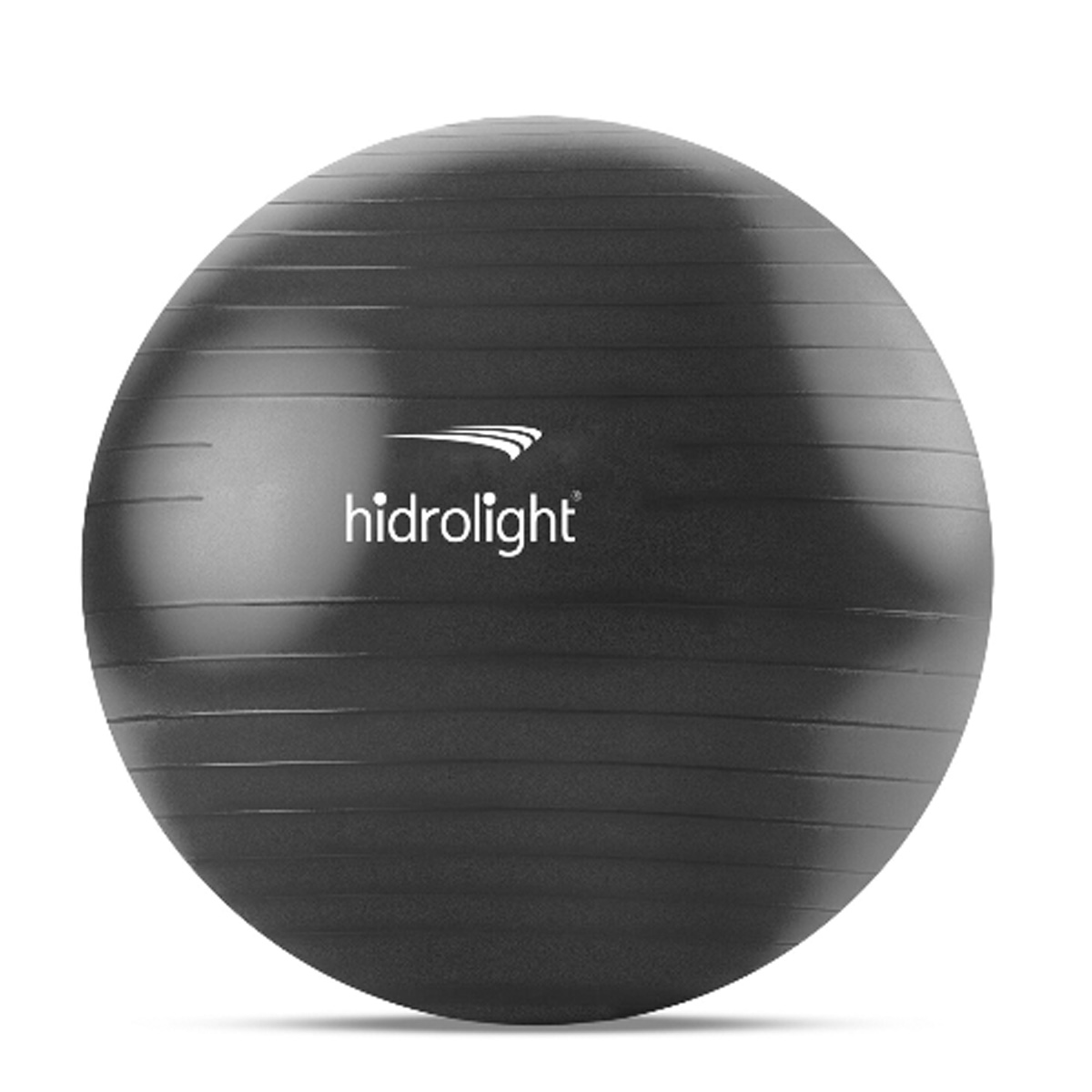 Bola de Pilates e Exercício Preta 85cm Hidrolight