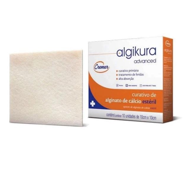 Curativo de Alginato de Cálcio Estéril Cremer 10x10cm