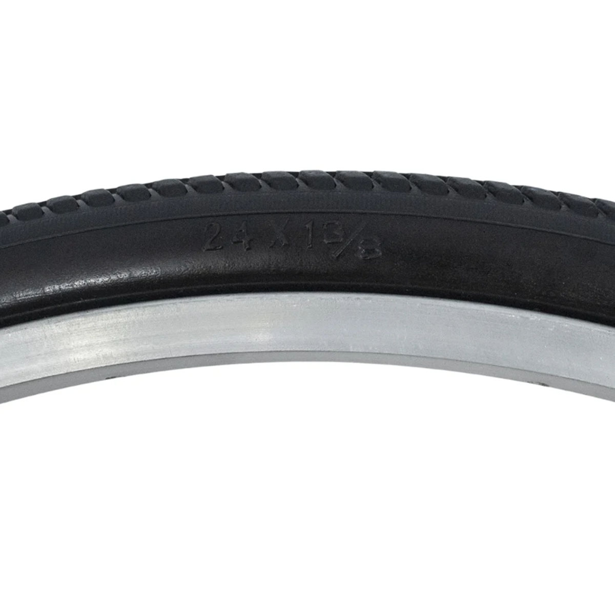 Pneu Maciço para Cadeira de Rodas 24X1 3/8 (37-540) Preto Movix