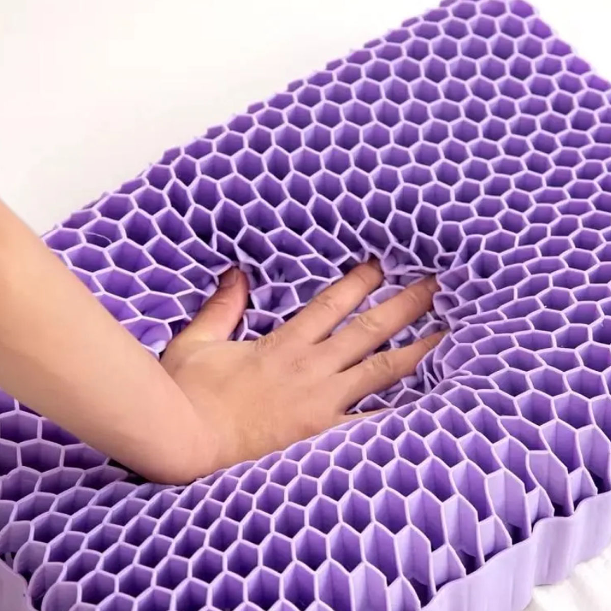 Travesseiro Hipoalergênico Supermedy 3d Roxo Air Pillow