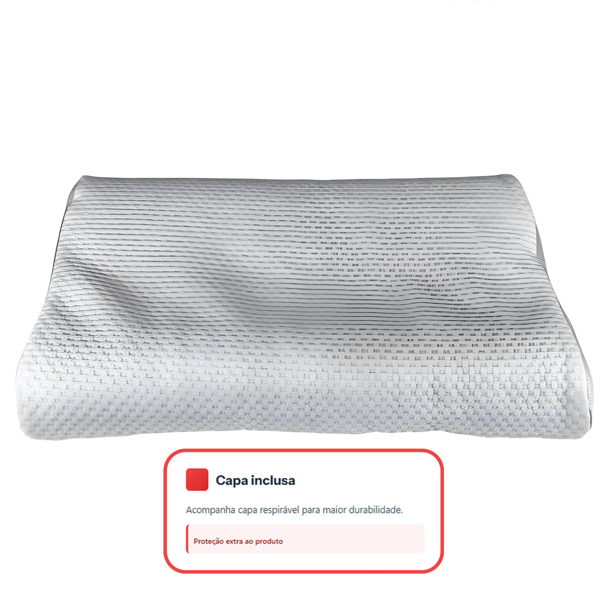 Travesseiro Hipoalergênico Supermedy 3d Roxo Air Pillow
