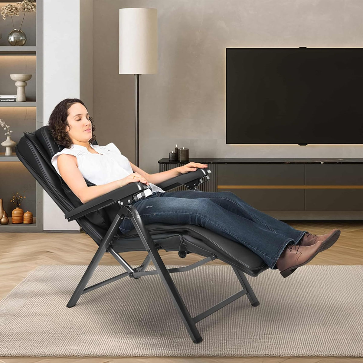 Cadeira de Massagem Dobrável G-Relax Bivolt Supermedy