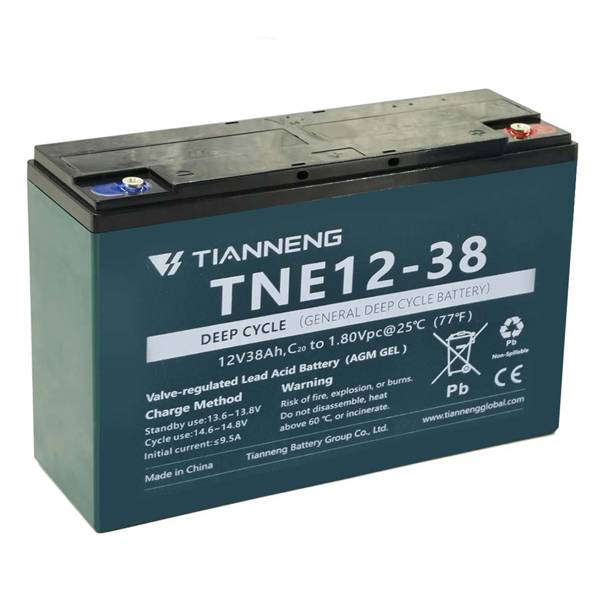 Par de Bateria VRLA 12V 38AH D900 D1000 Dellamed