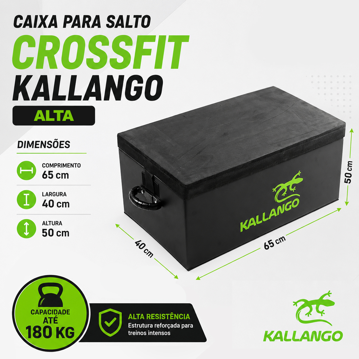 Caixas para Salto CrossFit com Fundo Kit M/G Kallango