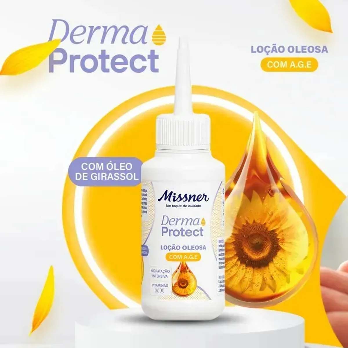 Loção Oleosa com AGE Derma Protect 100ml Missner
