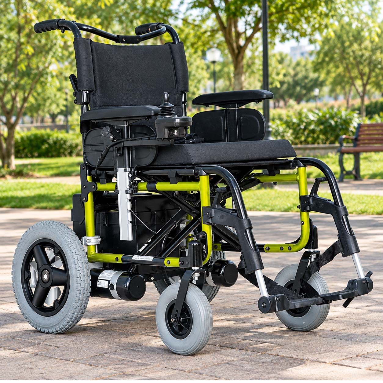 Roda Traseira Bipartida com Pneu Maciço 12 1/2 x 2 1/4 para Cadeira de Rodas Motorizada