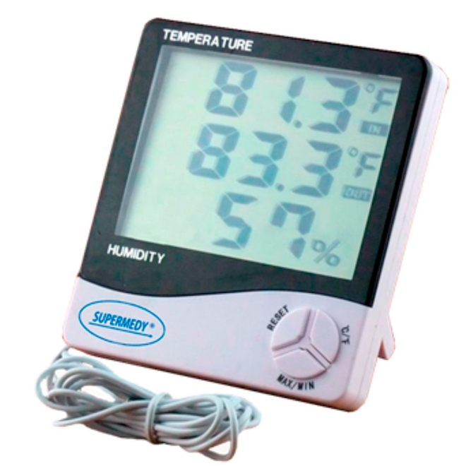 Termo-higrometro Supermedy Com Cabo