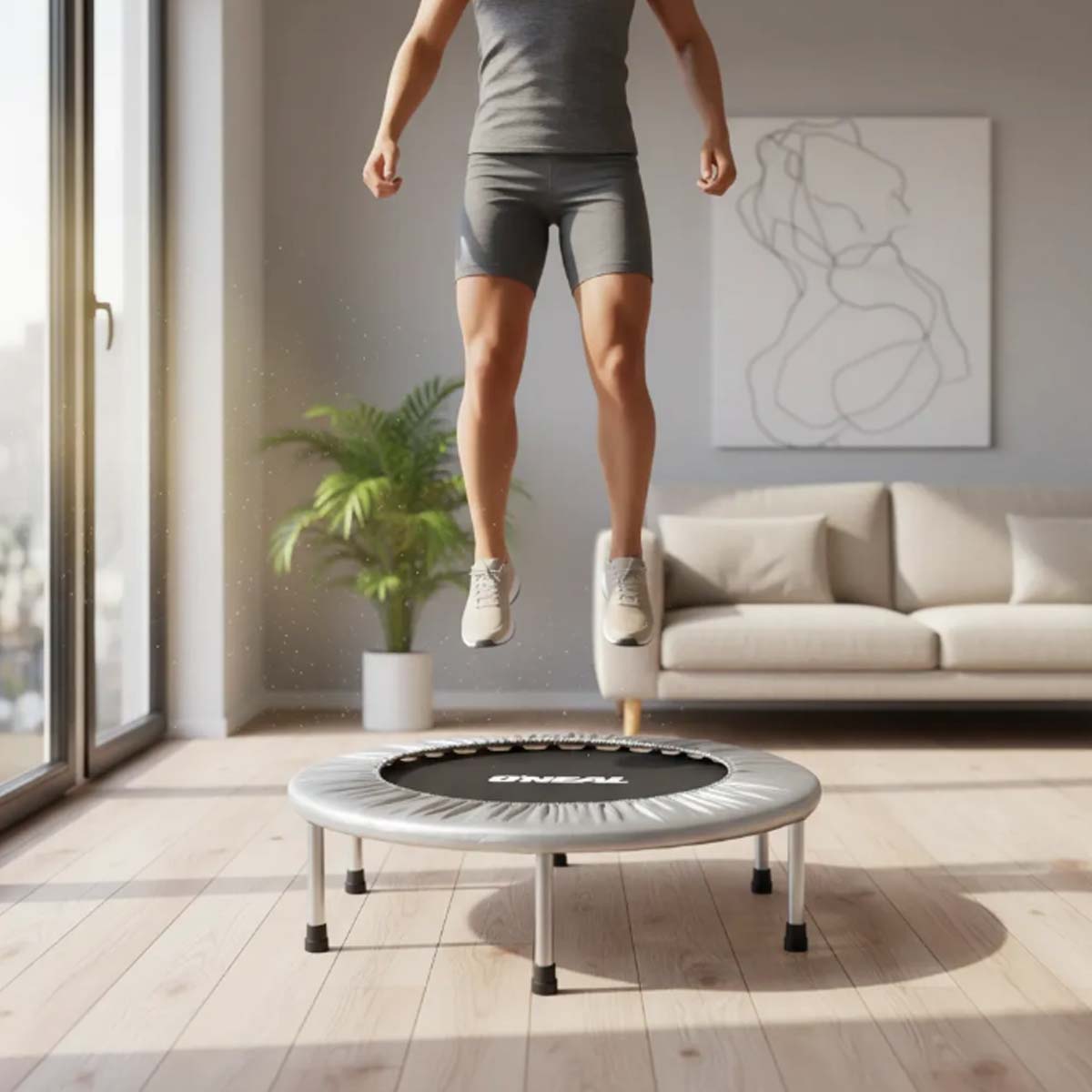 Cama Elástica Mini Trampolim 32 Molas Oneal com Capa