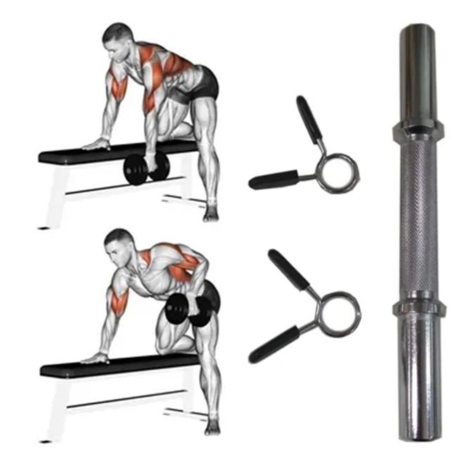 Barra Cromada Maciça O'neal 30cm Com Presilha