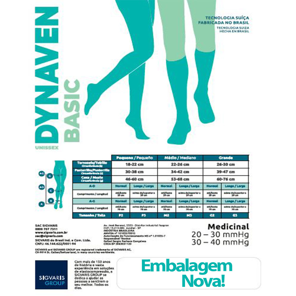 Meia Sigvaris Basic 20-30mmhg Meia Coxa Ponteira Aberta