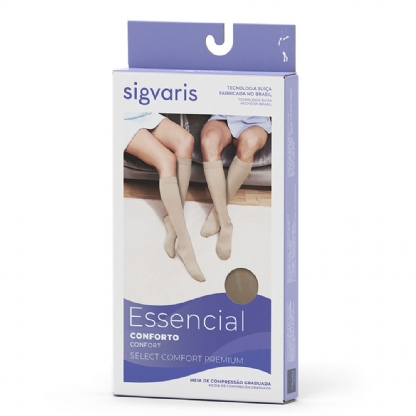 Meia Sigvaris Comfort Premium 20-30mmhg Meia Coxa Ponteira Aberta