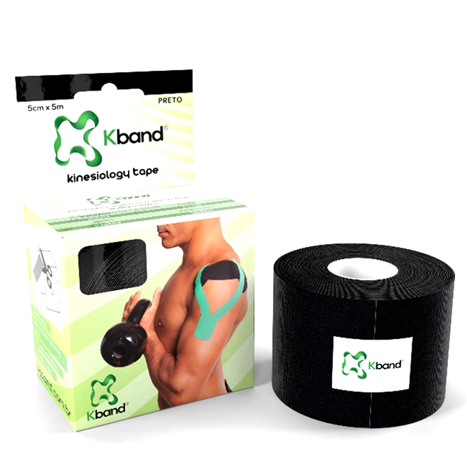 Fita Kinesio Kband Bandagem Adesiva 5m x 5cm